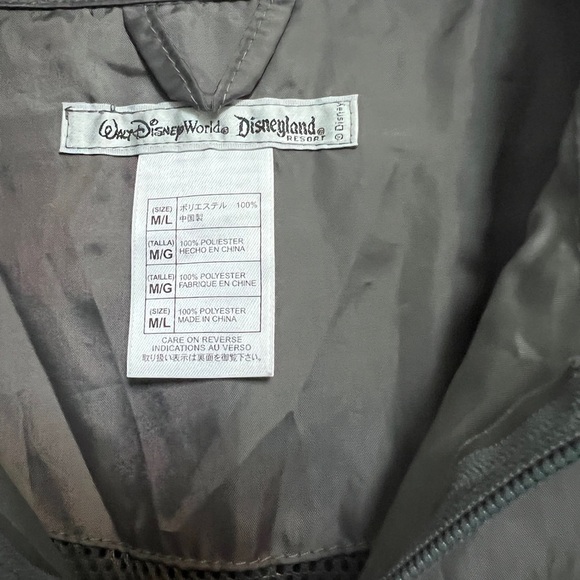 Disney Parks Packable Stowable Windbreaker Jacket in Bag Rain Gear - Picture 3 of 6